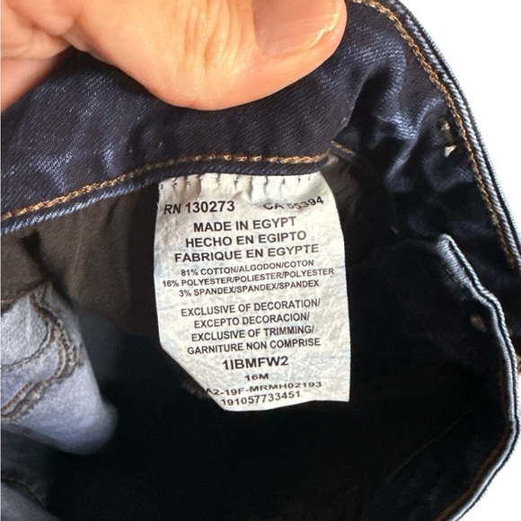 Lee Blue Flare Wide Leg Jeans - Picture 4 of 5